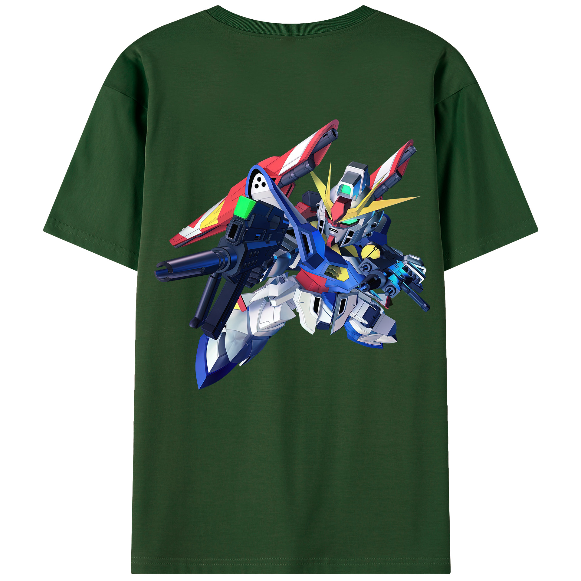 （画像用） 機動戦士ガンダム Mobile Suit Gundam 綿100％半袖Tシャツ（背面プリント）